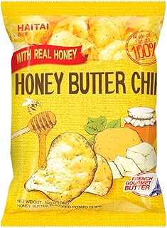 Honey Butter Chip New Korea Potato Snack, Butter Maple, Vanilla Lemon (Honey Butter Potato Chips 2.11oz)