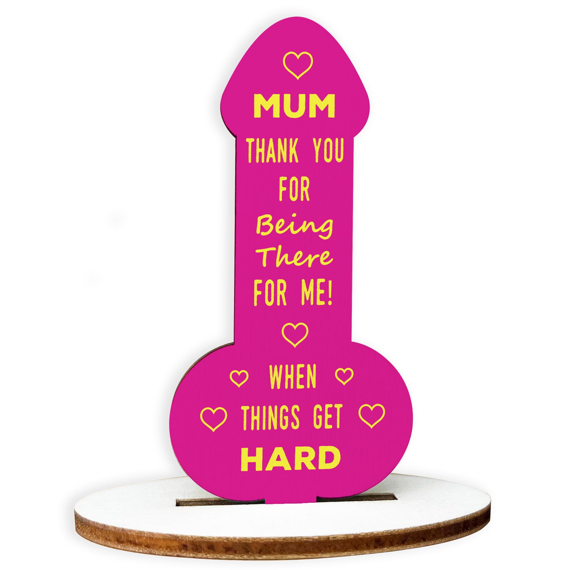 Red Ocean Funny Gift For Mothers Day Birthday Gift Wooden Plaque Mum Gift From Daughter Son Keepsake