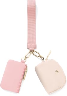 Mum's memory Mini Zip Around Wristlet Wallets for Women -KeyChain Wallet with Detachable Dual Pouch Wristlet -Key Chain Coin Purse Small Wallets