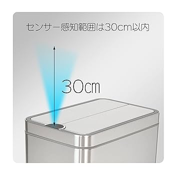 【新品未使用】applife 自動開閉 ダストボックス バタフライ ゴミ箱 Amazon | applife 自動開閉 ダストボックス バタフライ シルバー