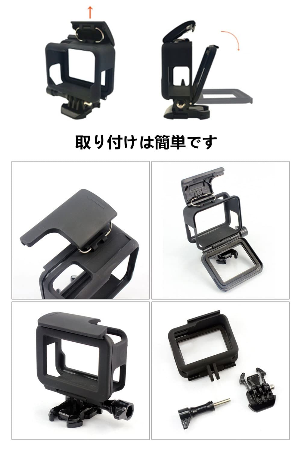 GoPro - Gopro HERO5 Black 付属品完備+フレーム Amazon | YFFSFDC GoPro HERO 5・GoPro HERO6 GoPro・HERO7用