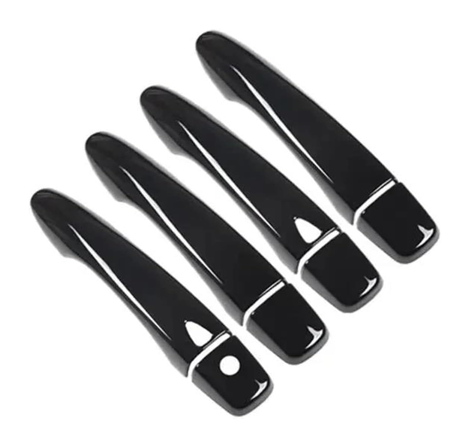 HCKCLMBMZW for Nissan for Qashqai J11 2014-2021 Auto Parts Exterior Door Handle Cover Trim Opener Door Handle Cover(Carbon)