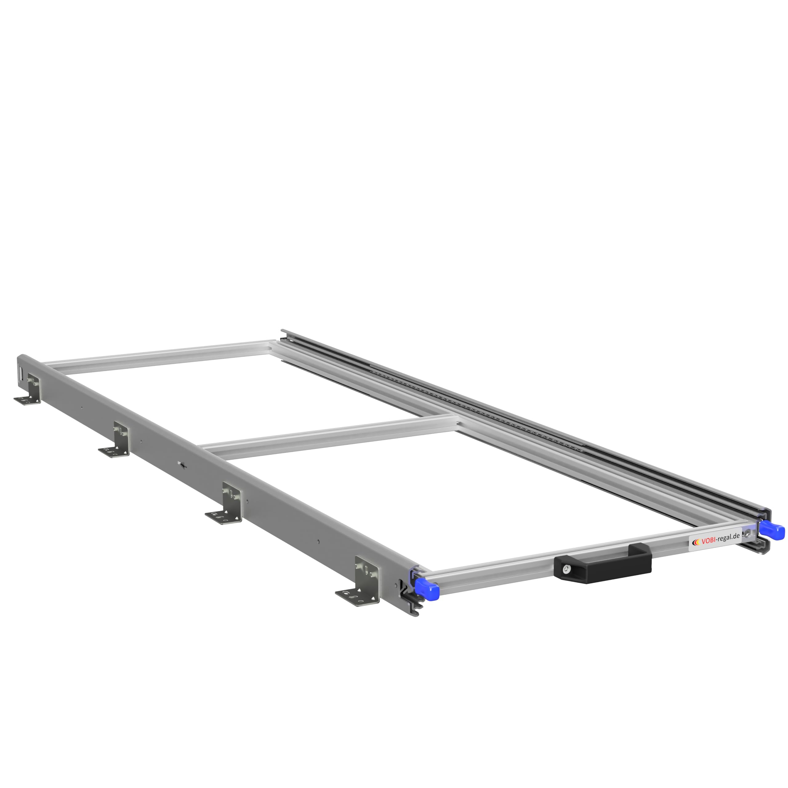 VOBI Heckauszug Kastenwagen mit Montagewinkel (1200x400 mm, 100 kg Version)