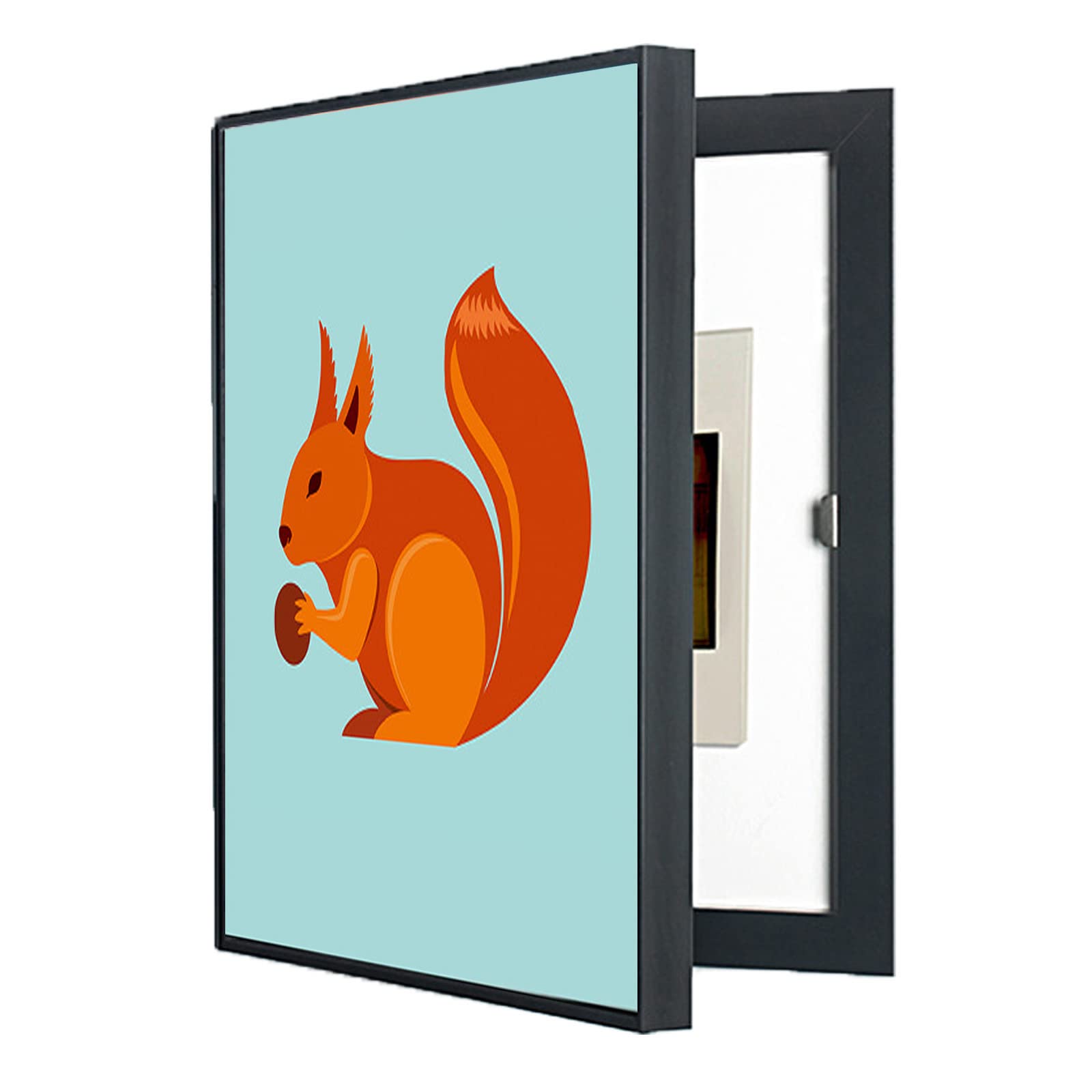 ZMQU Canvas Decorative Painting Cover for Distribution Box, Wall Safe, Multiple Sizes (40x50/50x60cm)(H,50 * 60cm)