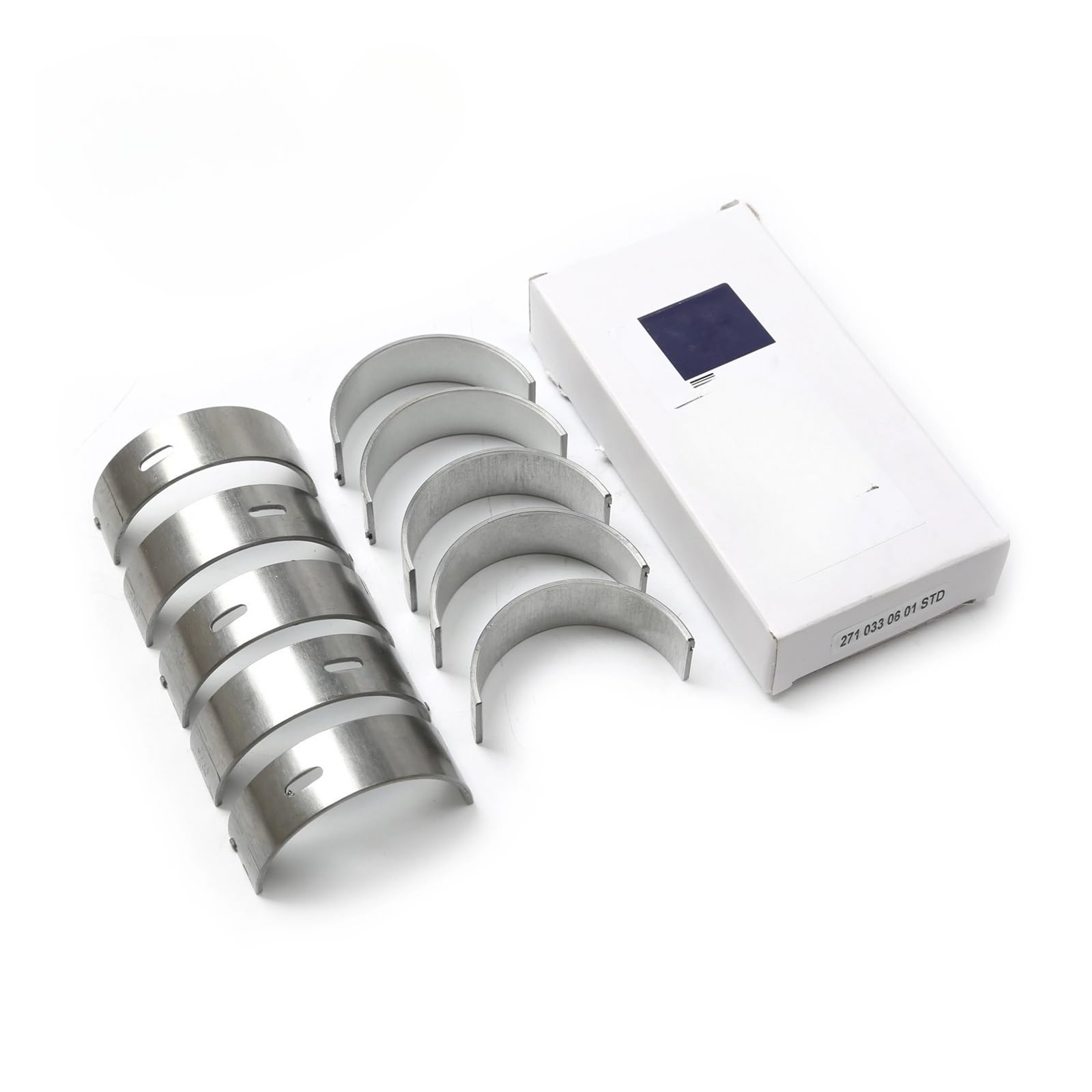 2660330002 2710330602 Kit de cojinetes del cigüeñal del motor compatible con Mercedes-Benz M270 M271 1.8T C200K E200K 2002-2009 C200 CGI SLK200 C230K