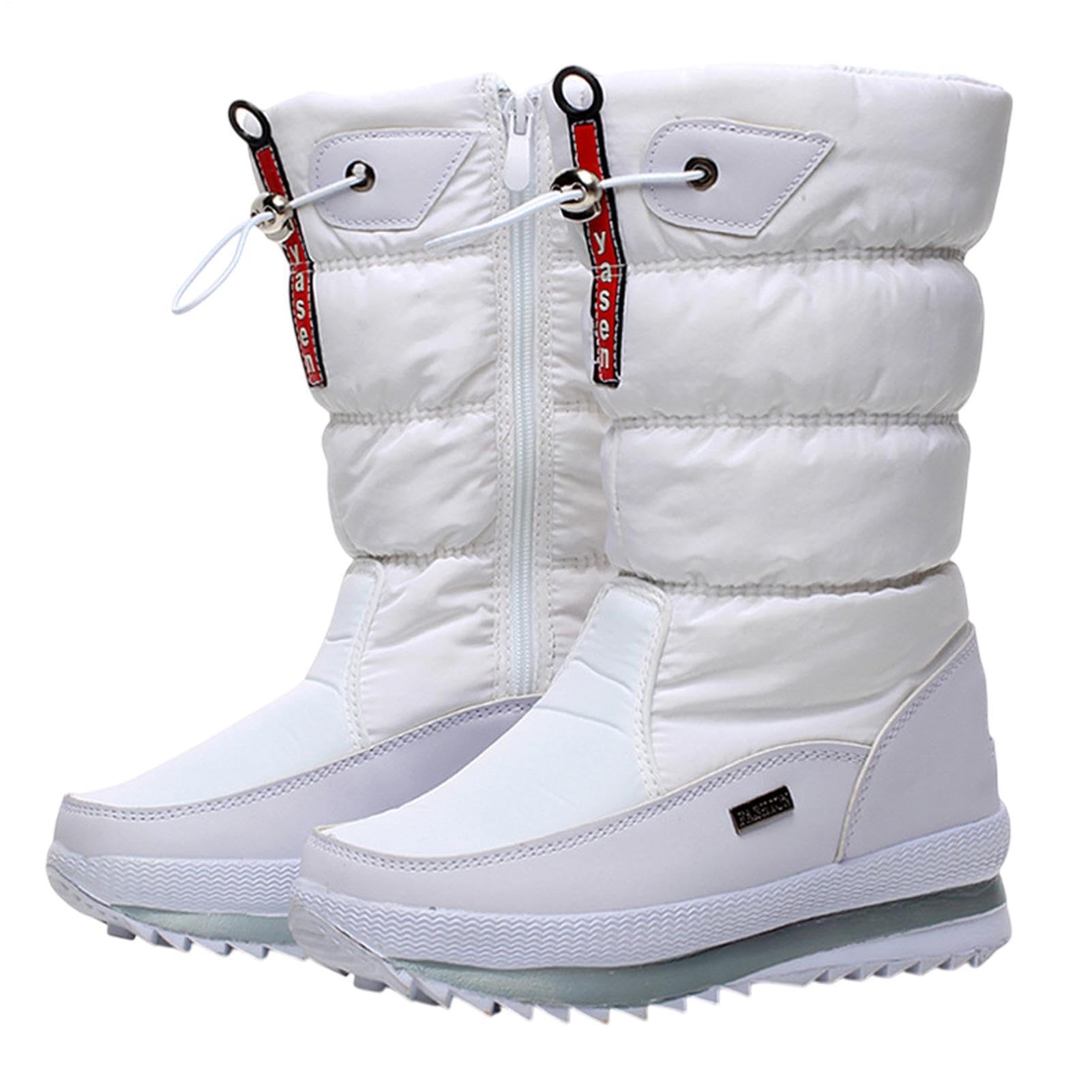 Generico Stivali Da Neve Donna Stivali Da Neve Invernali Caldi Isolanti E | Antiscivolo Per Donna Mamma Nonna Ragazze Moglie Fidanzata Inverno Outdoor Camminata Escursionismo Viaggio