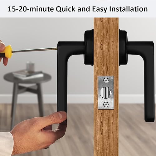 Miniatura 8 de GOLDENKEY Cerradura de puerta de huellas dactilares,Cerrojo electrónico,Cerradura de puerta sin llave,Cerradura de puerta biométrica,Cerradura de