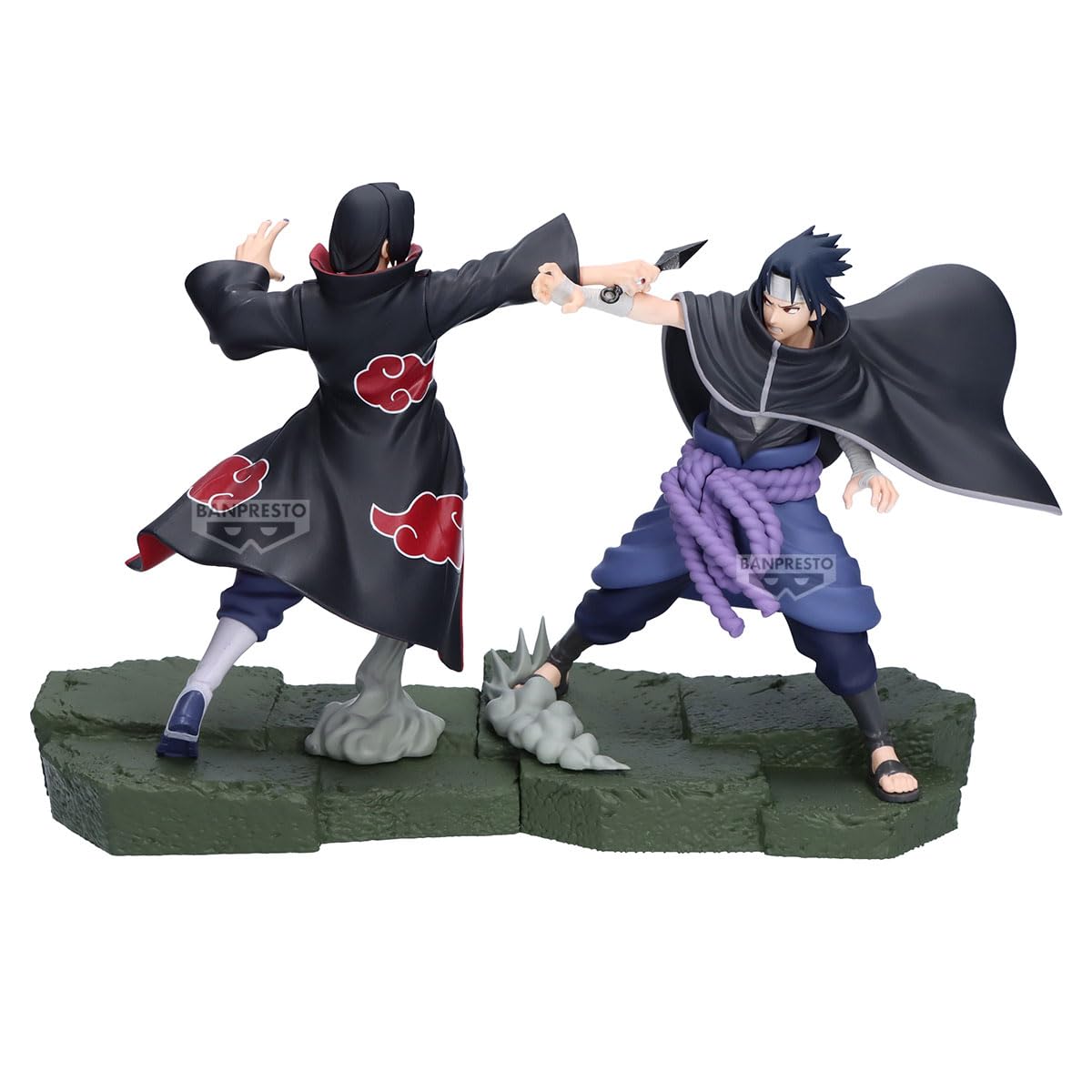 Banpresto Figurka akcji Itachi Uchiha Naruto Shippuden - Kombinacja bitwy 16 cm - BP30021P wielokolorowa - Figurka kolekcjonerska - Idealna dla fanów anime