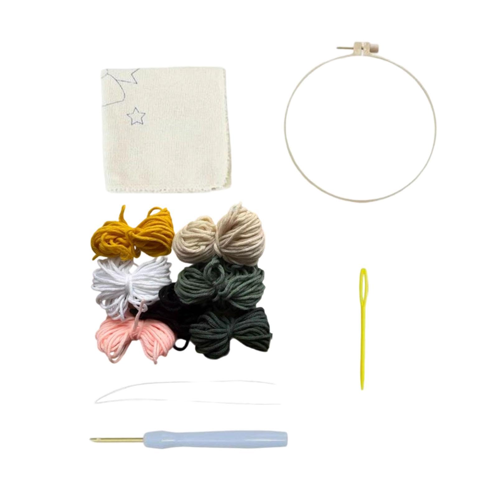 Bnf® Punch Needle Kit Animal Sheep DIY Portable Cute Embroidery Kit for Christmas|Crafts|Needlecrafts & Yarn|Embroidery & Cross Stitch|Hand Embroidery Kits|Punch Needle Kits-picture-27