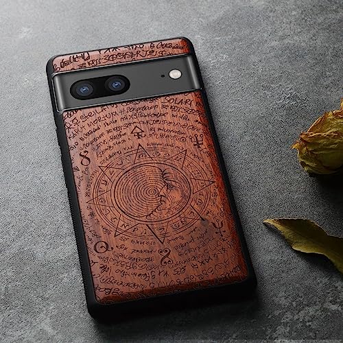 Coque pour Google Pixel 7a idée cadeau originale gravure lune manuscrit - 5
