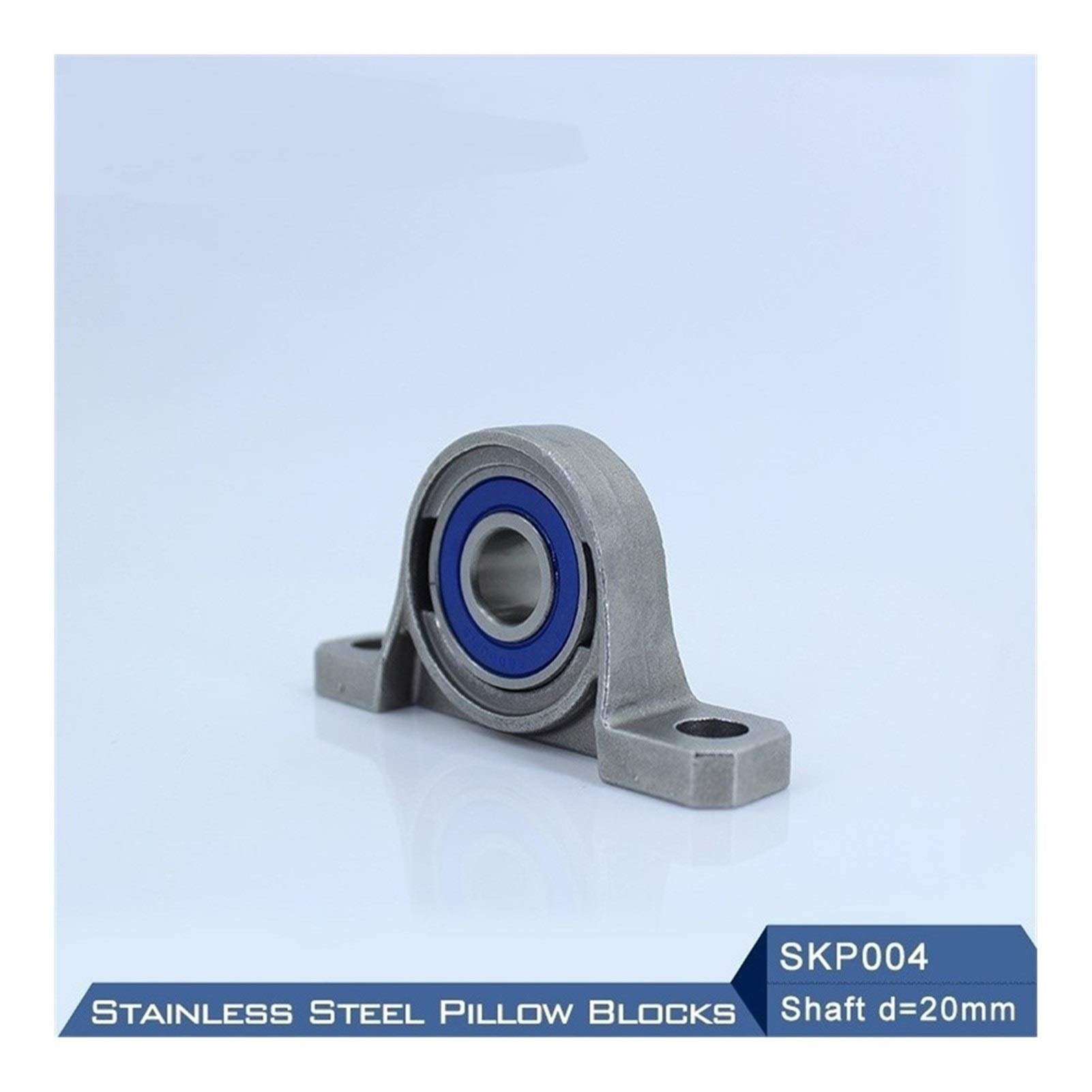SKP004 Eje de cojinete 20 mm Alojamientos de cojinete SSKP004 Chumacera de Acero Inoxidable S KP004 Cojinetes montados de 20 mm
