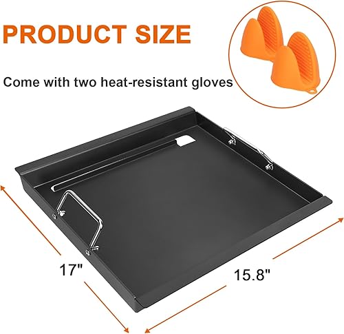 Miniatura 2 de DELSbbq Insertos de parrilla de tamaño completo para parrillas de gas Weber Spirit 200 Spirit II serie 200, repuesto antiadherente para modelos