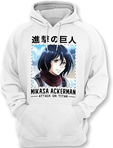 Amazon.com: MHD68 Sudadera con capucha Mikasa Ackerman, Attack on Titan  Hoodie, Shingeki no Kyojin Hoodies, Corps Survey - Escudo Scout - Scout  Regiment Hoodied, Manga - Anime Sudadera para Hombre - Mujeres -