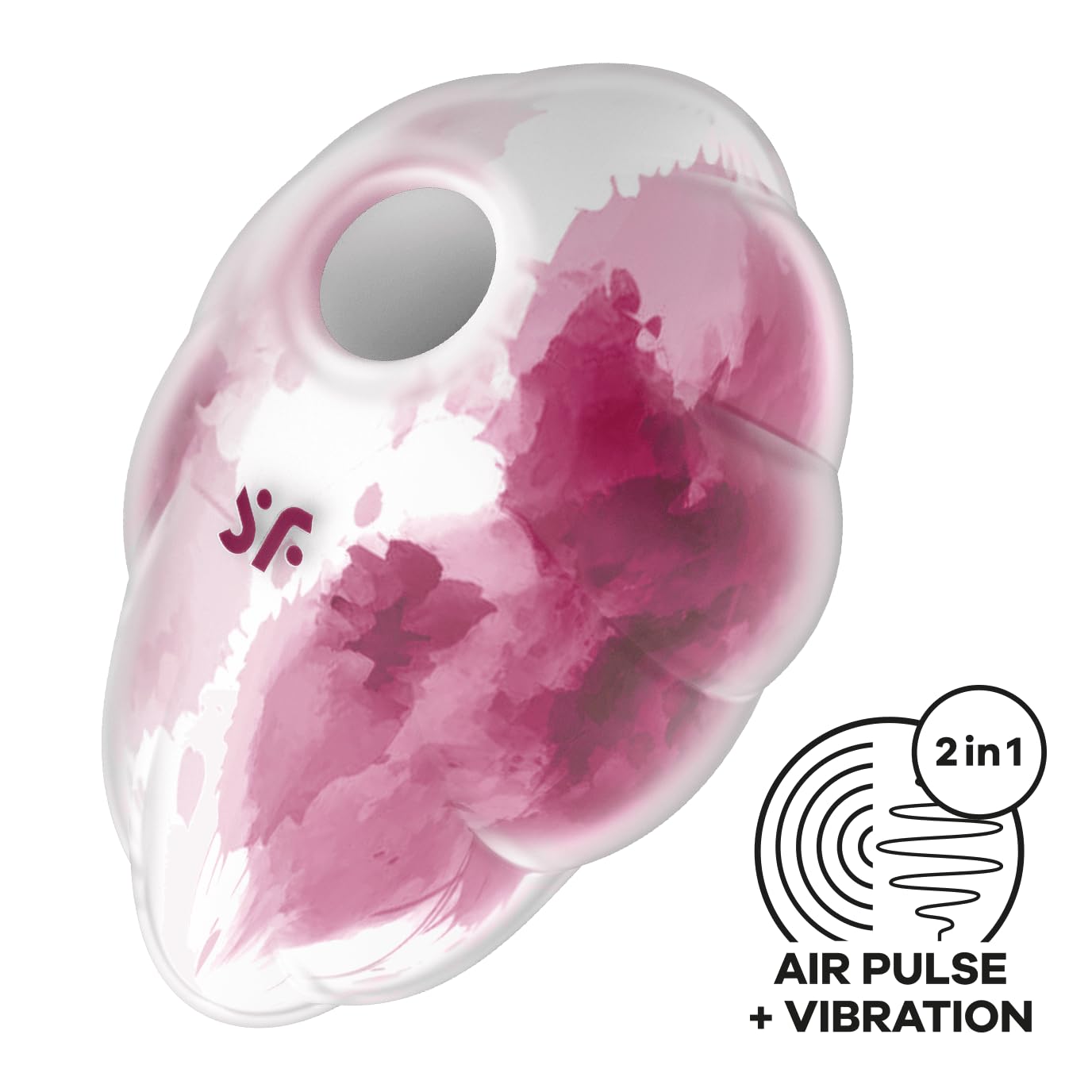 Satisfyer Cloud Dancer Air Pulse Technology Vibrador | Succionador de Clítoris femenino | 11 patrones Ondas de Presión | 12 Programas Vibración | Resistente al Agua (IPX7) Juguetes sexuales