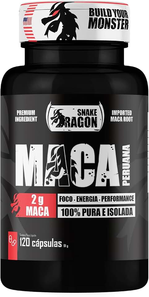 Maca Peruana Negra 120 Capsulas 2000mg Black Pura Premium Importada Para Homens e Mulheres Original 2g Por Dose