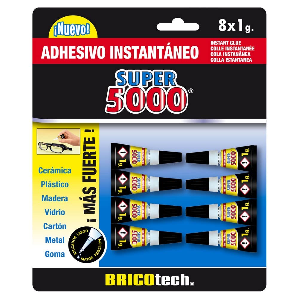 BRICOTECHInstant Adhesive, Multicoloured, Estándar