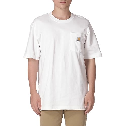 Carhartt Men's Loose Fit Heavyweight Short-Sleeve Pocket T-Shirt