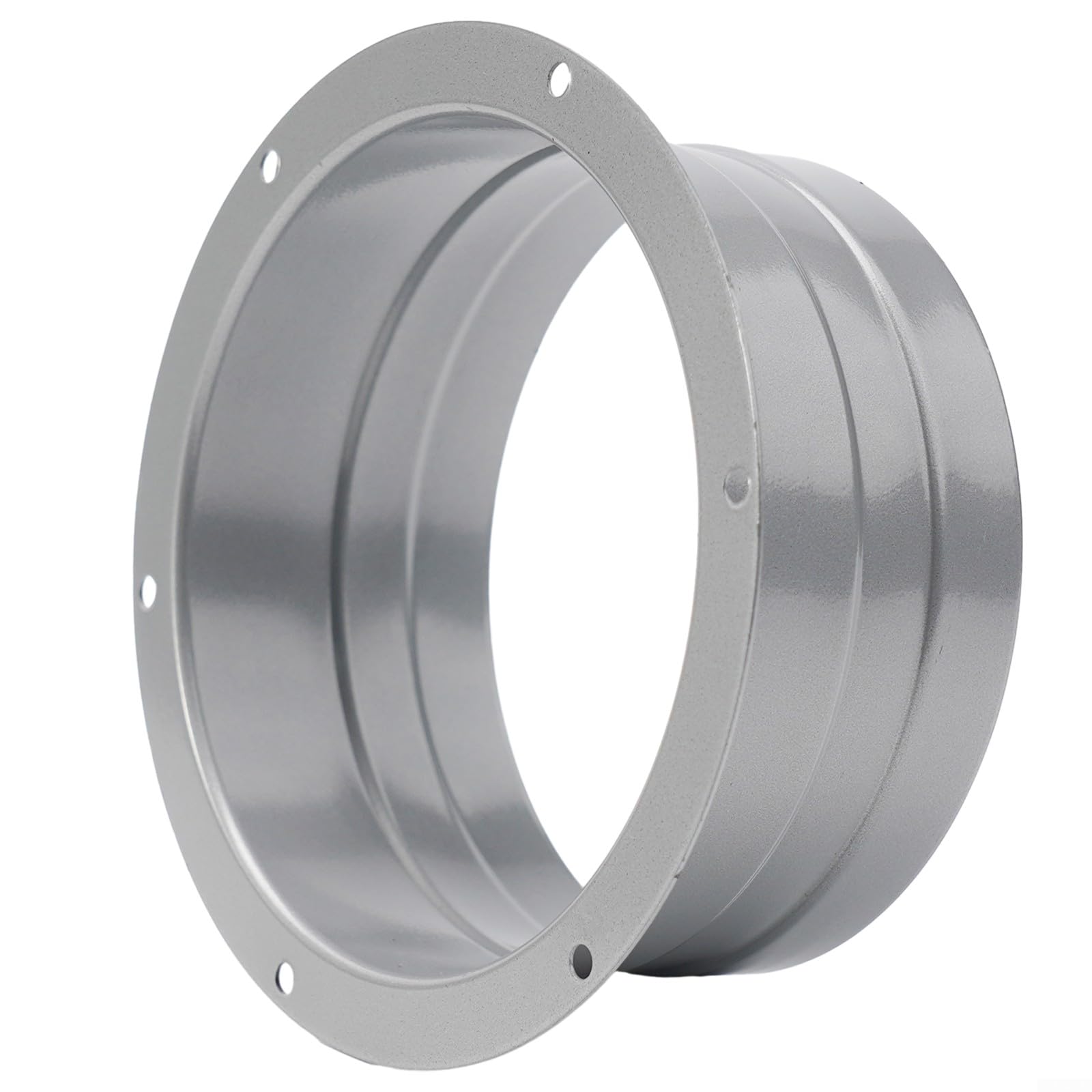 Produktbild von Metall-Flanschverbinder Für Lüftung – 75 Mm, Grau, Hitzebeständig Bis 220 °C, Für Klima & Heizung