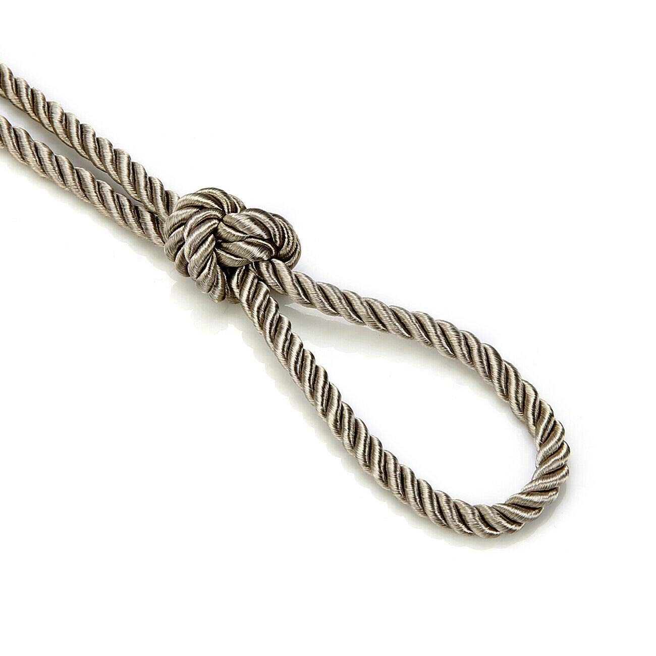 6mm Silky Barley Twist Cord Rope Braid 3 Ply & Matching 16mm Flanged Insertion Piping Furnishing Upholstery Crafts Trimming,36 Colors. High Strength, Neotrims. 5 Yards, Antique Sage (Cord) — image 1