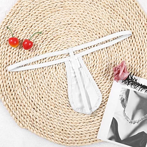Linjinx Men's Micro Pouch Thongs G-String Mini Ultra-Thin Breathable Underwear Gays Sissy Panties4