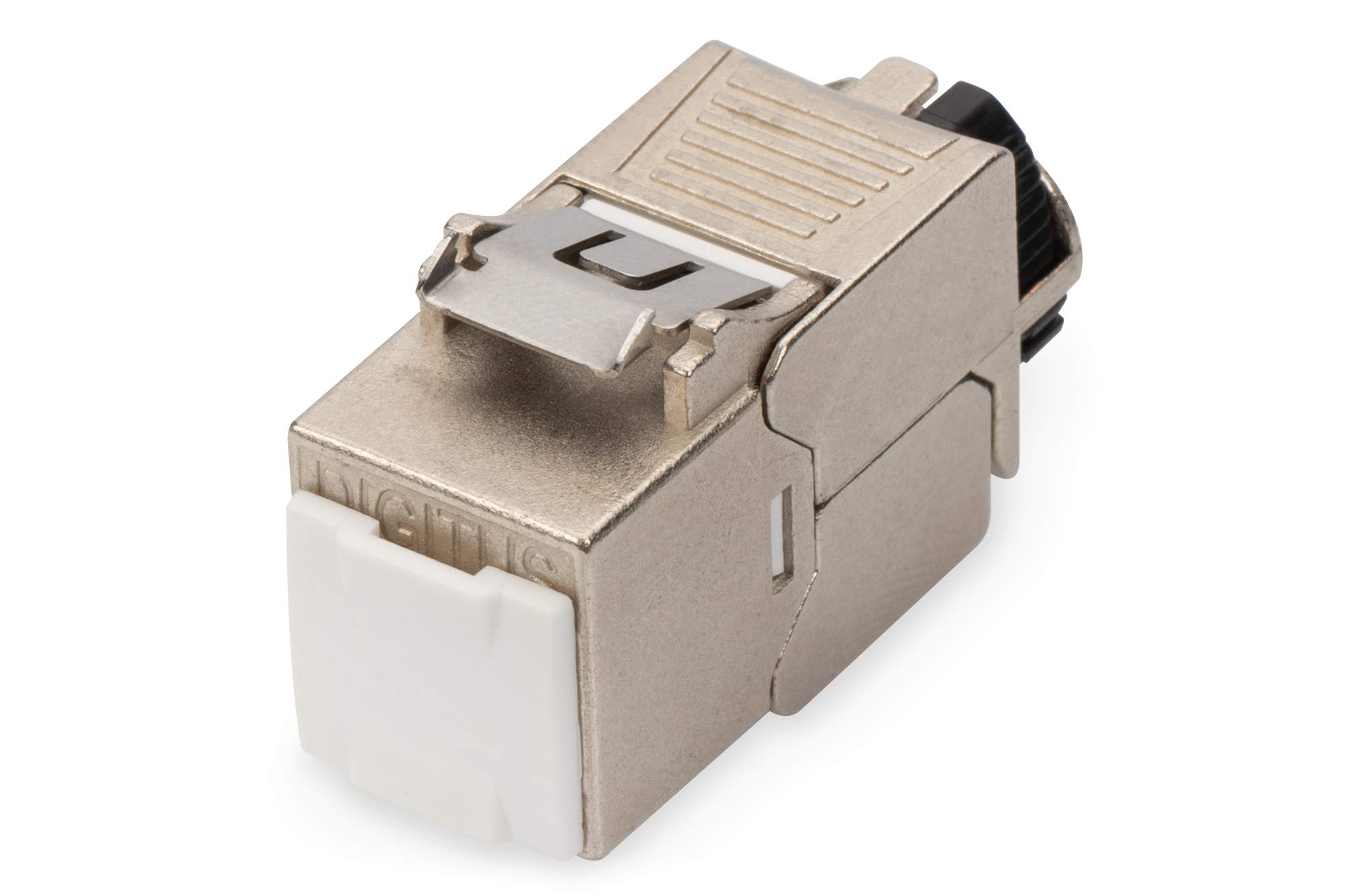Digitus Módulo Keystone Cat-6A Apantallado - 24 Unidades - RJ45 - Diseñable - 500 MHz 10GBase-T - Clip metálico - Sin Herramientas