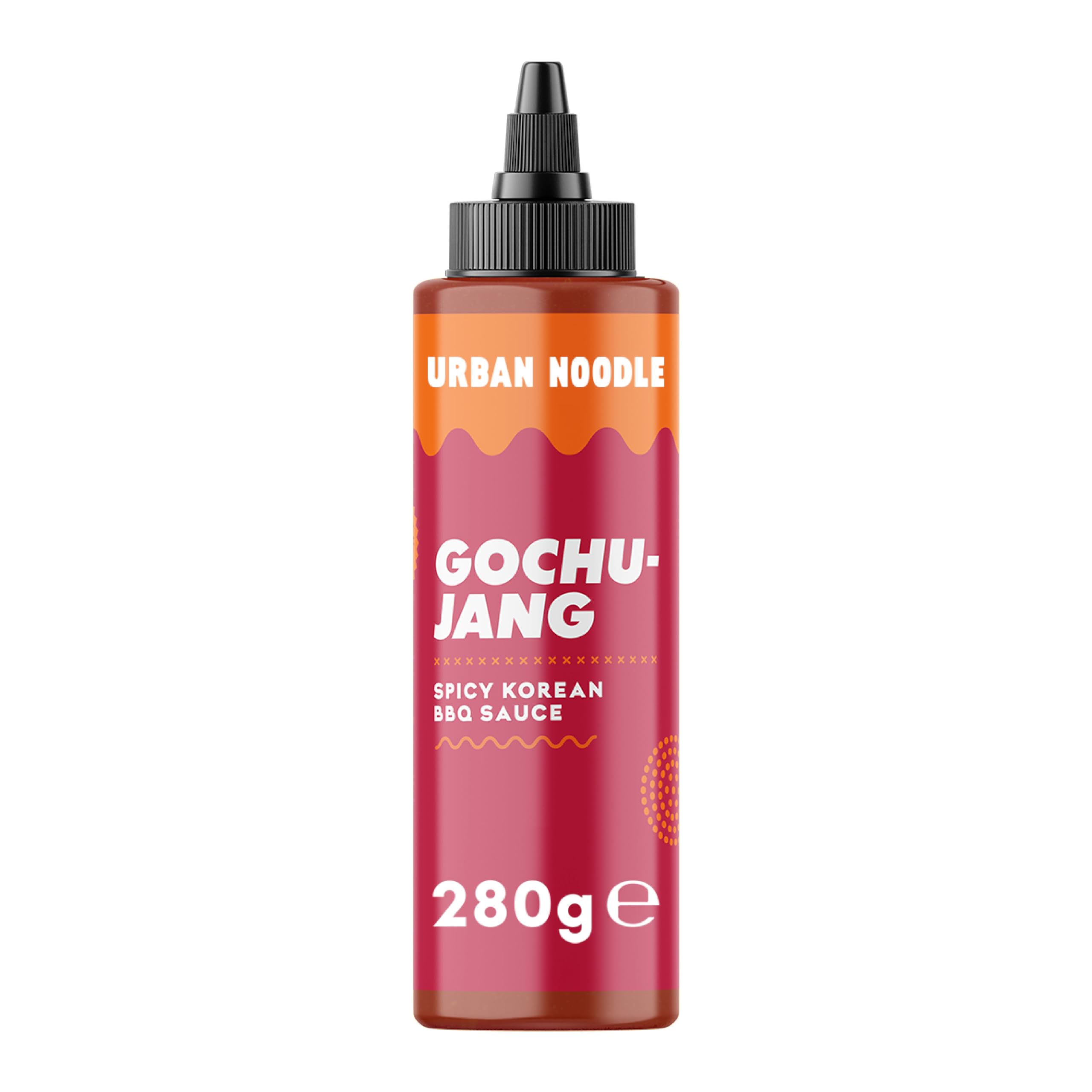 Urban Noodle Gochujang Sauce, Spicy Korean BBQ Sauce Bold & Smoky Flavour, Perfect for Marinades, Stir-Fries & Dips, 280 g (Pack of 1)
