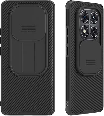 Xiaomi redmi Note 14 Pro Plus Case, Slim Case Protective Cover with Camera Protector Hard PC TPU Thin Anti-Scratch Phone Case for Redmi Note 14 pro+ Plus Note14Pro Plus Black