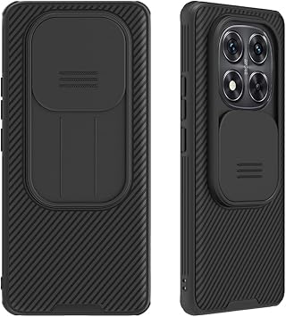 for Xiaomi redmi Note 14 Pro Plus Case, Slim case Protective Cover with Camera Protector Hard PC TPU Thin Anti-Scratch Phone Case for Redmi Note 14 pro+ Plus Note14Pro Plus Black