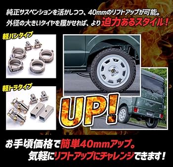 Amazon | リフトアップキット キャリイトラック DA62T DA63T