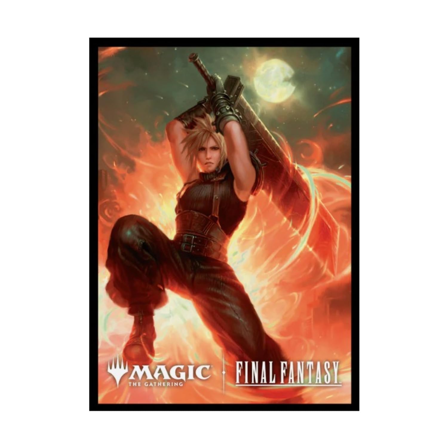 Ultra PRO - Final Fantasy x Universes Beyond Cloud, Midgar Mercenary  (Commander) 100ct Deck Protector Sleeves for Magic: The Gathering
