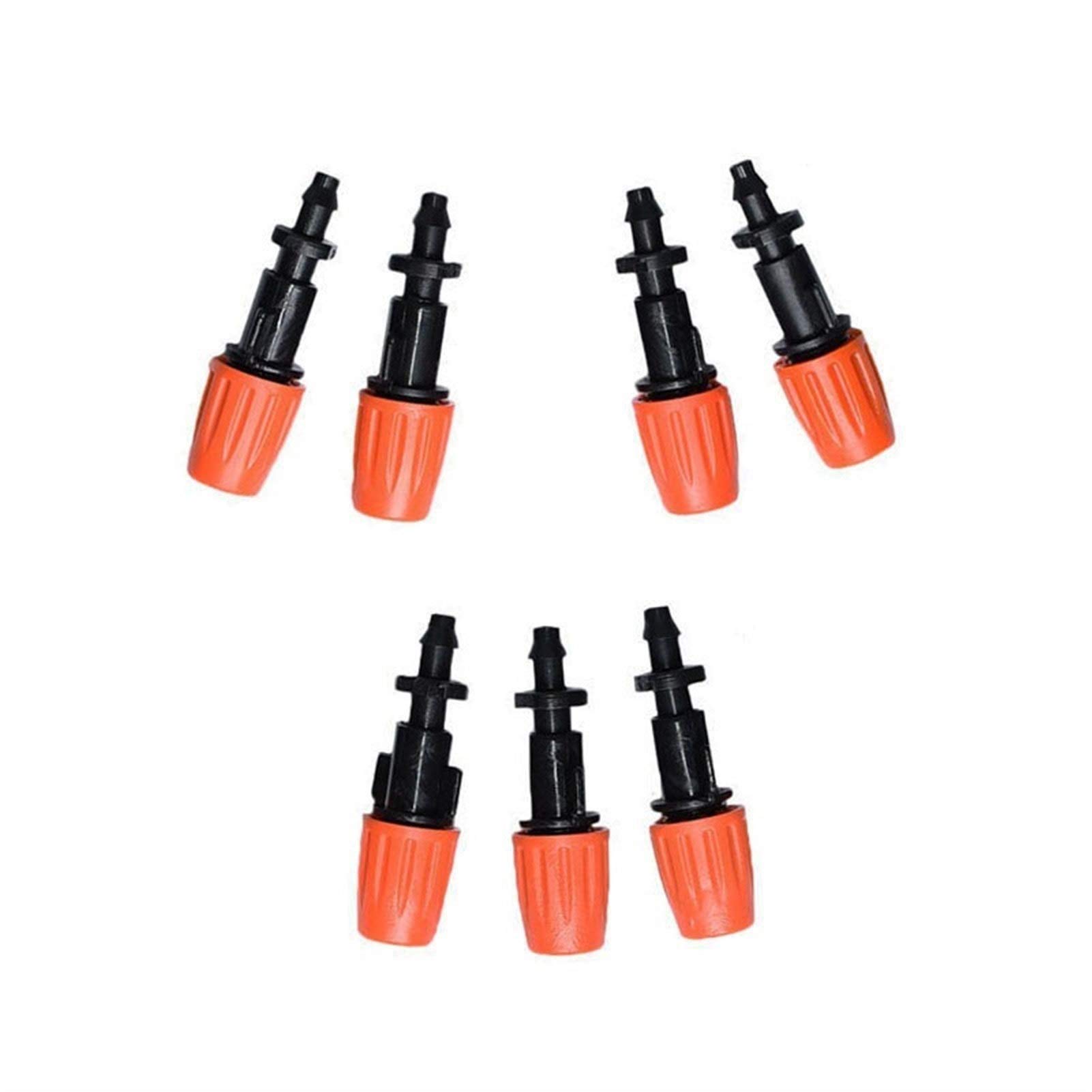 Zraszacz do trawnika ogrodowego system nawadniania dysza rozpylająca regulowane kroplówki mgły wodnej kolczasty 1/10.2 cm adapter kropelkowy 100 szt