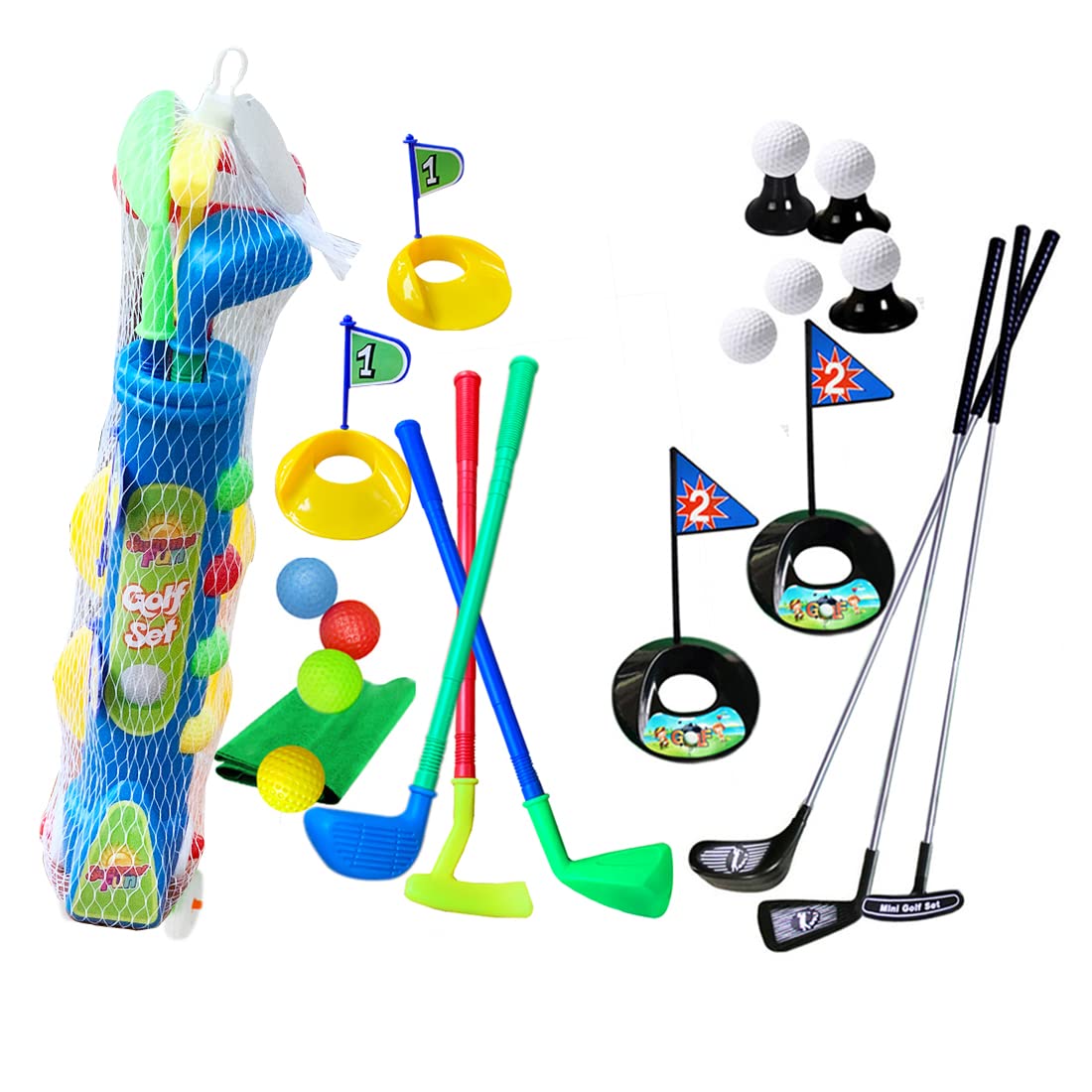 Ssccgym Golf Toys Play Sets Game for Kids Boys Girls with Many Kits