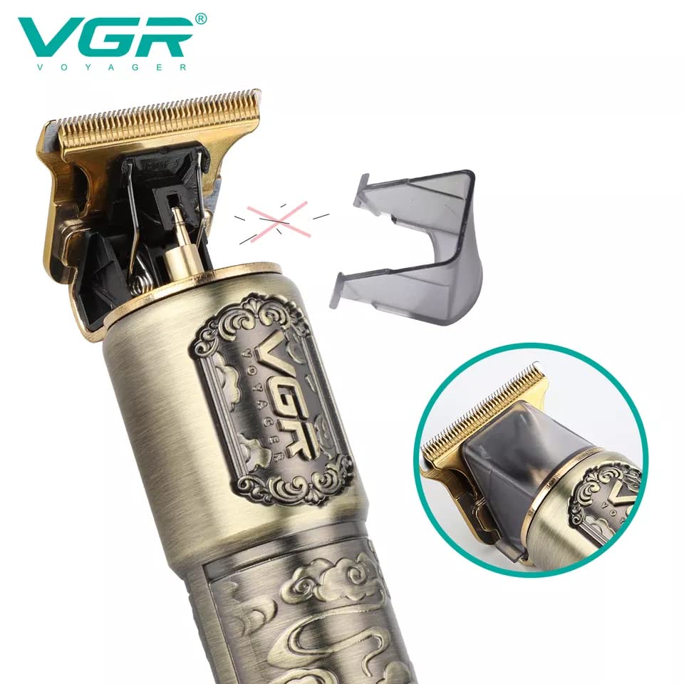 VGR V-073 Professional Hair Trimmer with LED Display Runtime: 240 min Trimmer for Men (Gold) : Amazon.in: Health & Personal Care