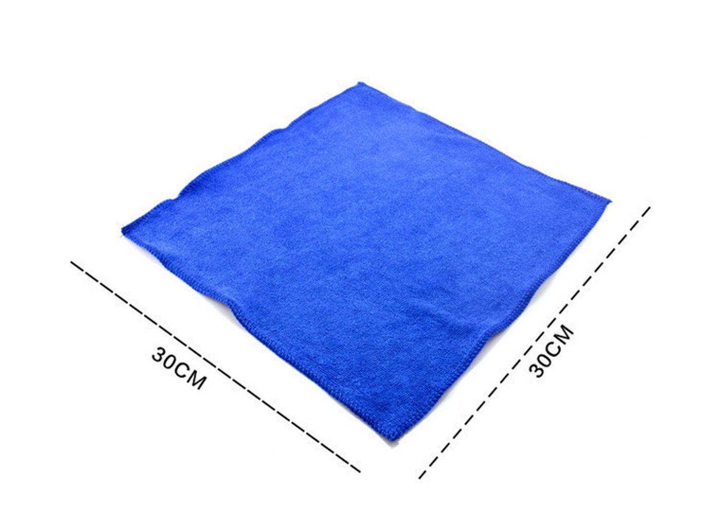 30CM 30CM 6pcs lot Microfiber Car Cleaning Cloth Wash Towel Products Dust Tools NOT Pure Cotton Car Washer — view 3