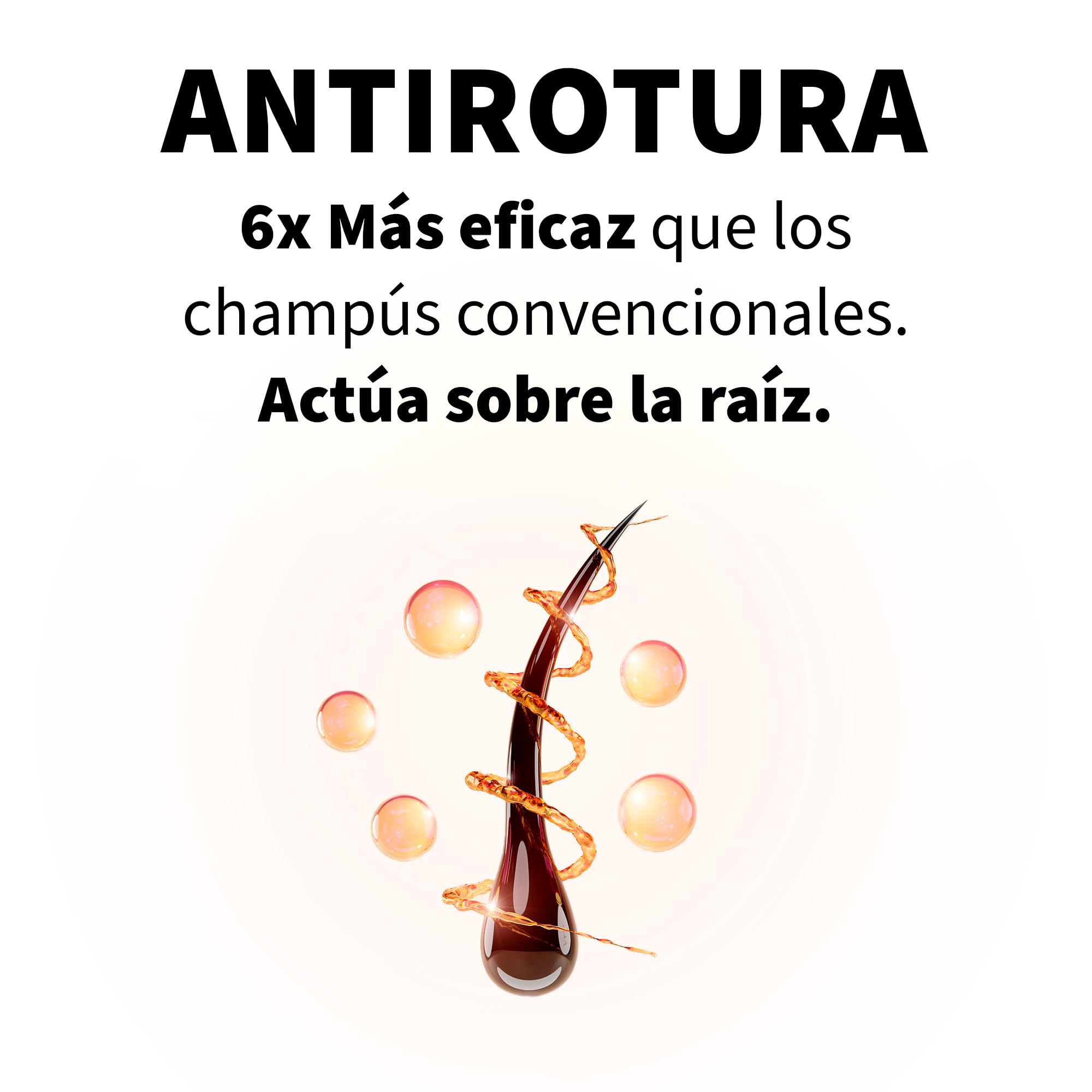 Champú de Cebolla, Cafeína y Ricino Control Antigrasa | Estimulador de Crecimiento Capilar | Anticaída | Seborregulador | Anticaspa, Negro, 2000 ml