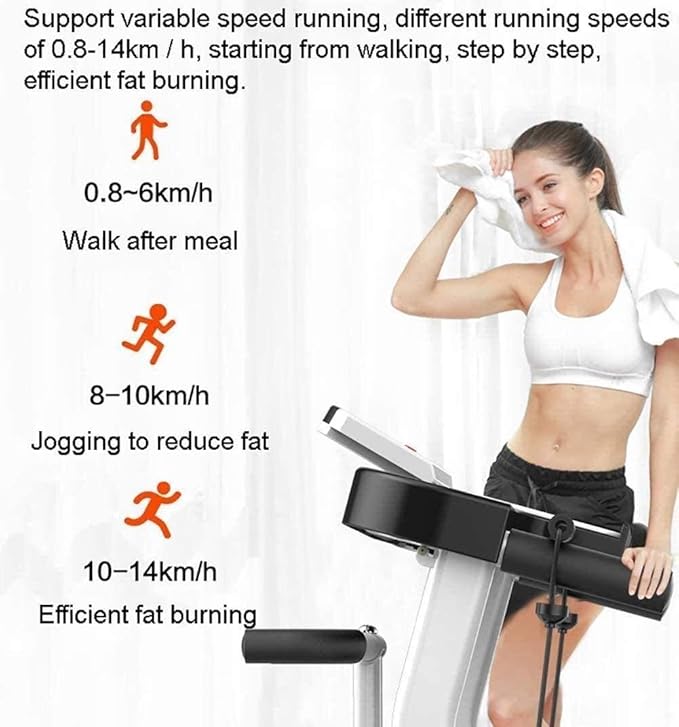 Caminadora Plegable para Casa, Equipo de Fitness para Bajar de Peso miniatura 3