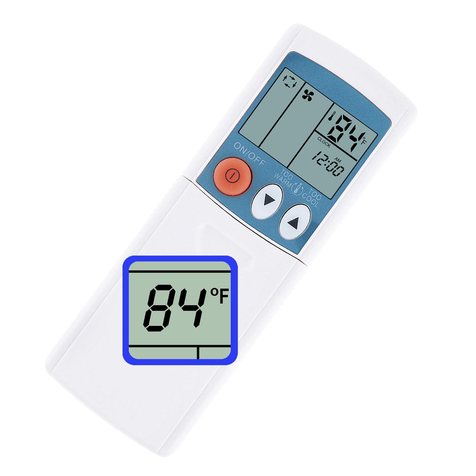 Remote Control for Mitsubishi Ms-07rv Ms-09rv Ms-12rv Ms-A18wv Ms-A26wv Ms-A24wv Ms-A30wv Msh-A18wv Msh-A26wv Msh-A24wv Msz-A12yv Msh-15tn Msh-17tn Sez-Kd60val Air Conditioner Display in Fahrenheit