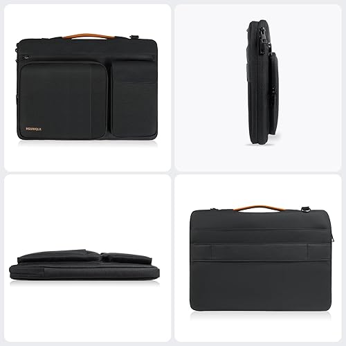 Miniatura 5 de 360 - Bolsa de hombro protectora para laptop de 15.6 pulgadas, bolsas de computadora de 15-15.6 pulgadas, compatibles con MacBook Pro de 16