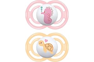 MAM Pacifiers 6+ Months for Boys, Perfectly Designed Orthodontic Binkies (1 Sterilizing Case, 2-Pack)