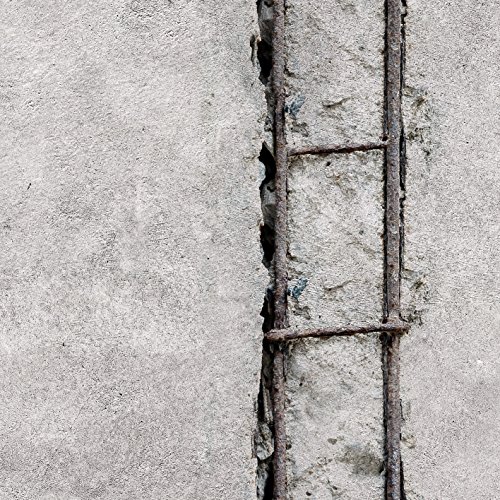 Wall81 Wallpaper ccologica TNT Concrete Effect Cement Taglia S - cm 285 x 300 h grey - Image 3