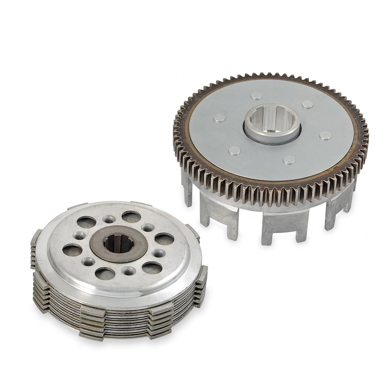 Conjunto de embrague de 6 placas para CG150 CG175 CG200 CG250 triciclo motocicleta ATV Jonway GTX 250 EFI Ensamblaje de transmisión manual de 6 velocidades