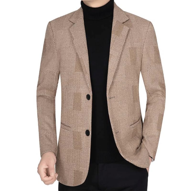 Casual Blazers Mens Casual Linen Blazers Suit Jacket Two Button Slim Fit Lightweight Sport Coats Western Sport Coats