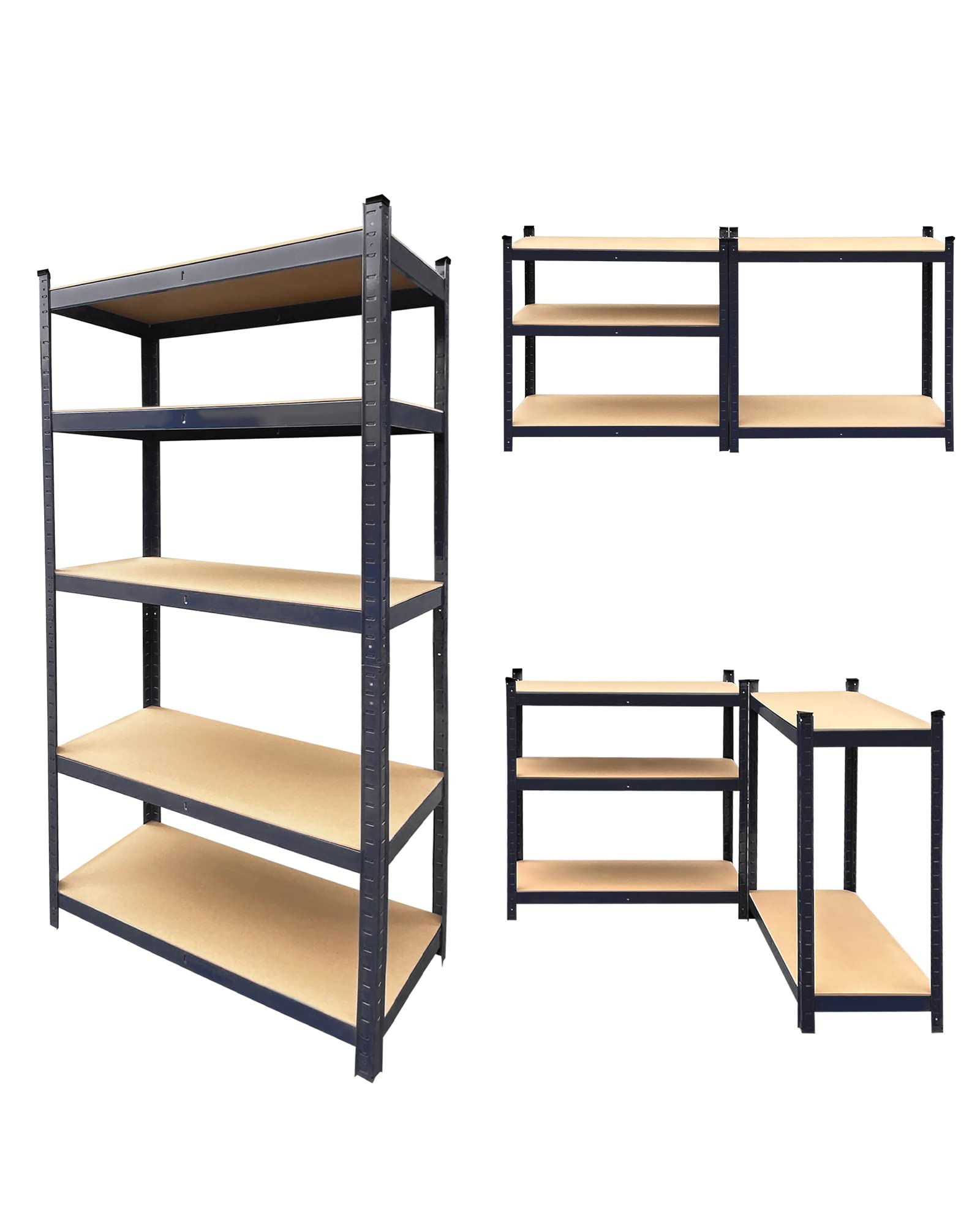 Buy Garage Racking Shelf Heavy Duty Shelving Storage Shelves, Adjustable Storage Shelves Metal
