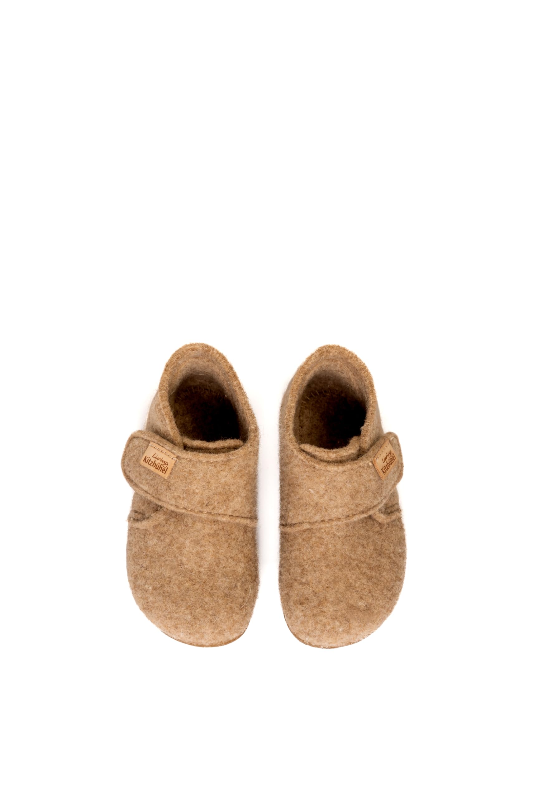 Living Kitzbühel Unisex Baby Babyklettschuh Filz unifarben