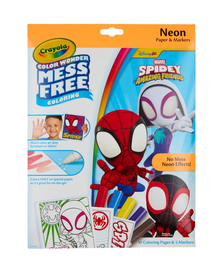 Ensemble de Stylos Spider -man - Ensemble de coloriage Spiderman - Stylos gel - Livre