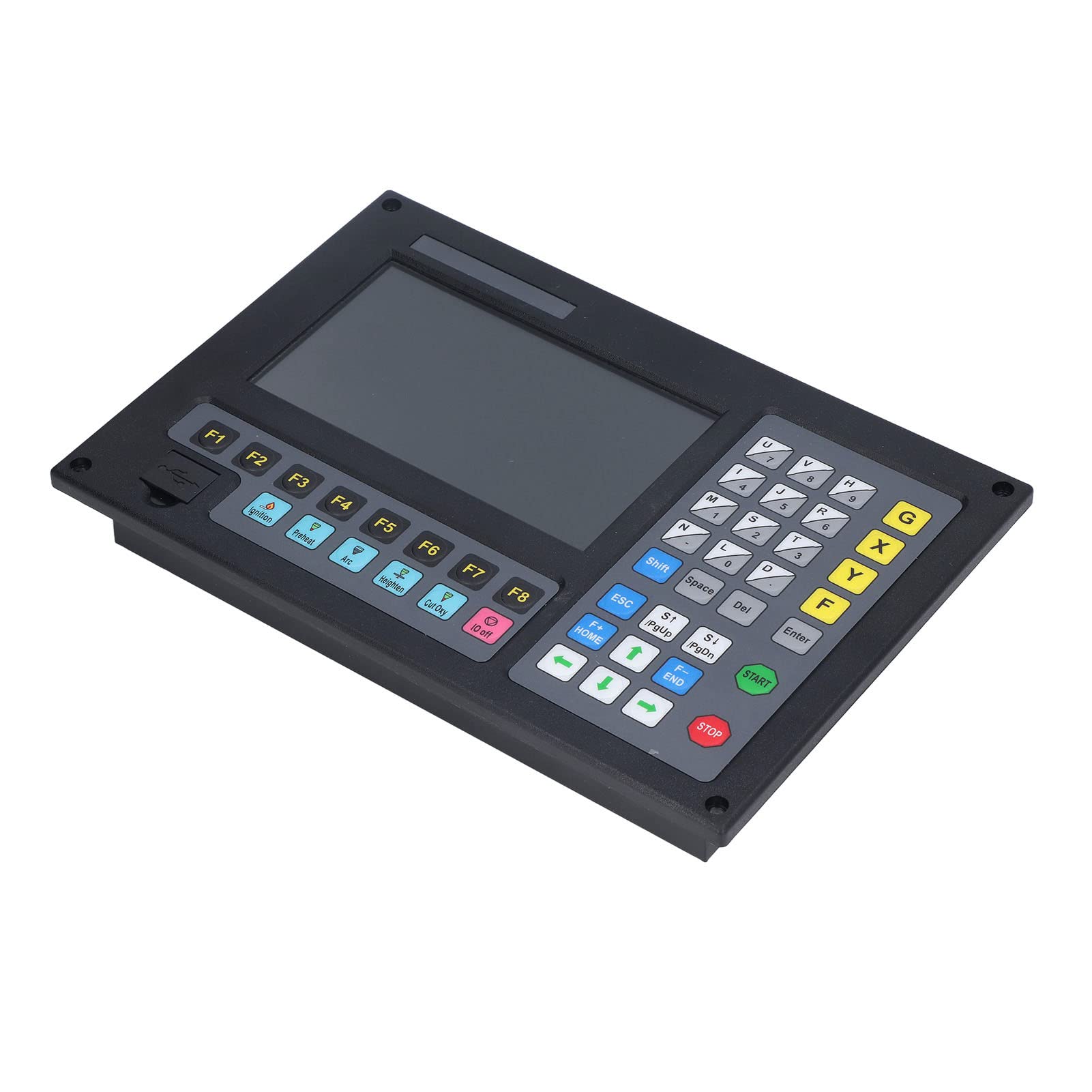 Bewinner F2100B Controller CNC a 2 Assi per Macchina da Taglio Al e Ossitaglio, Display LCD HD da 7 Pollici, Precisione ± 0,001 Mm, 24 V CC, 200 KHz, Funzionamento Semplice