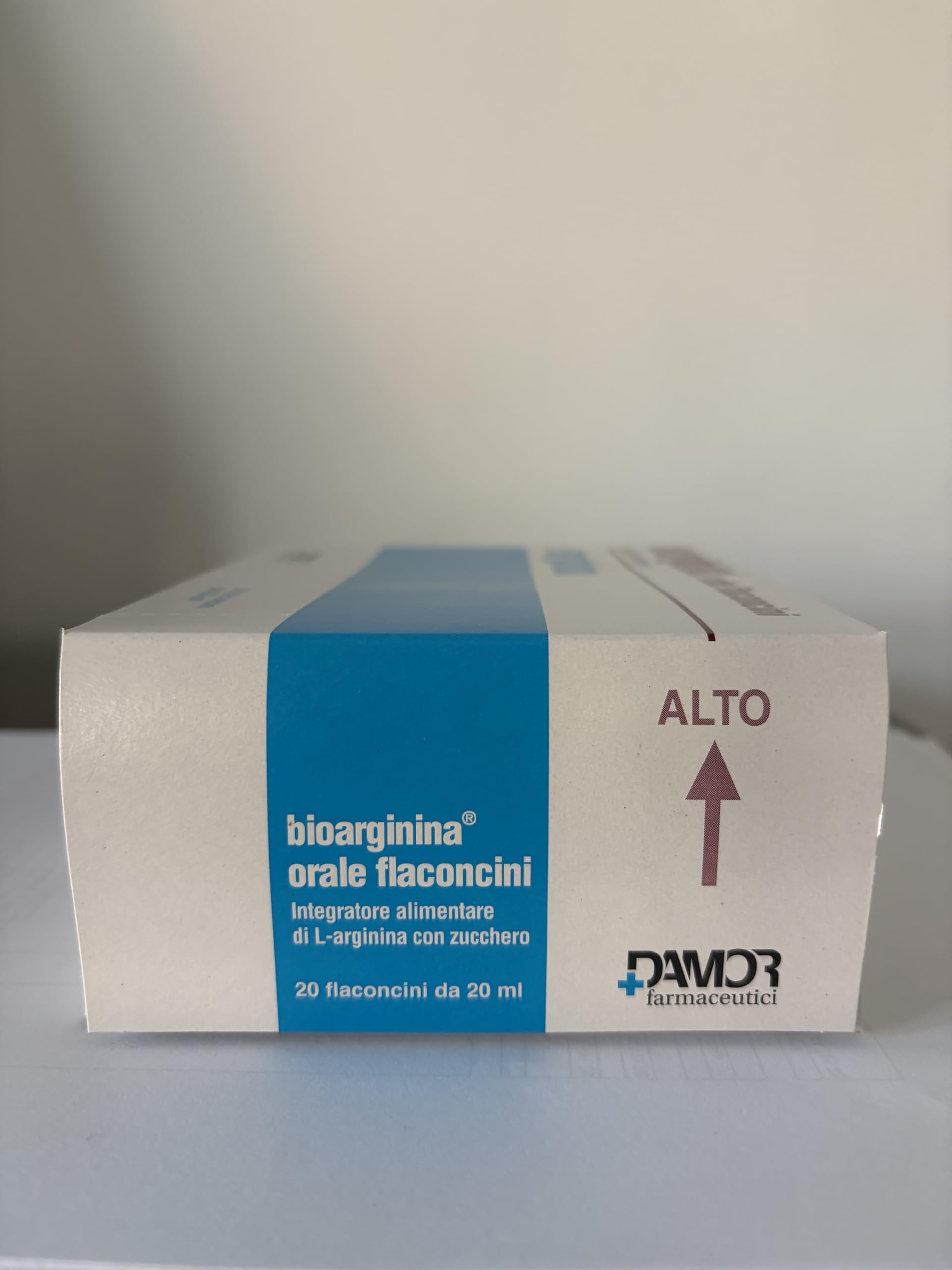 Damor - Bioarginina Orale 20 Flaconcini con L-Arginina, Integratore Alimentare in Forma Liquida