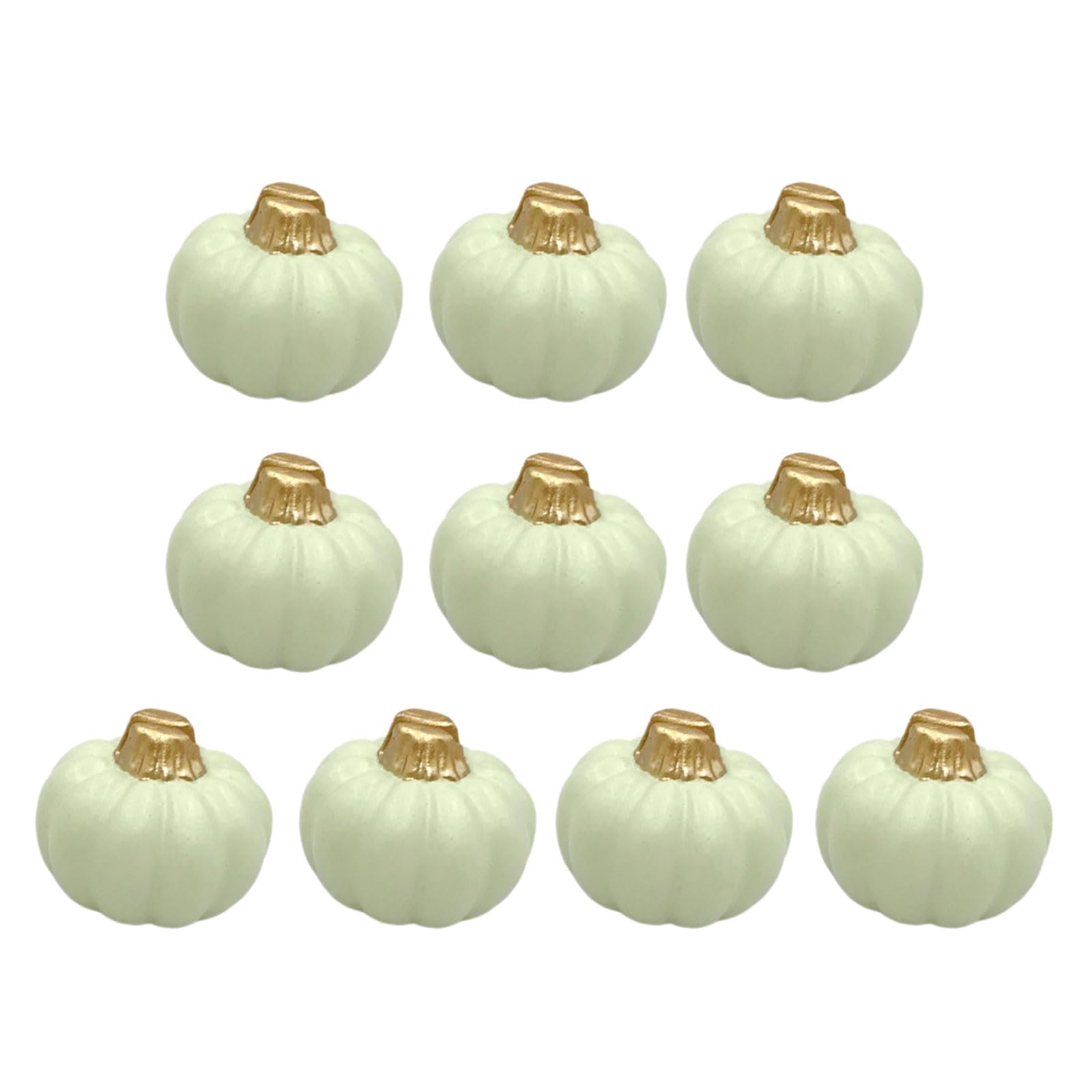 Tsophreniq 10Pieces Practical Pumpkin Place Cards Holders Delicate Pumpkin Table Card Perfect for Seasonal Celebration Resin Card