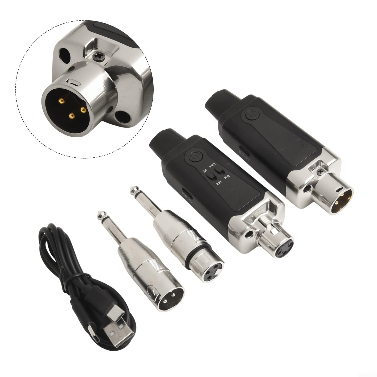 Sistema microfono wireless 16 canali selezione di frequenza