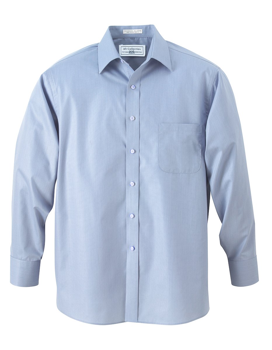 Tuxgear Baby-Boys Button Down Long Sleeve Colored Dress Shirt, 2, Sky Blue (2, Sky Blue)